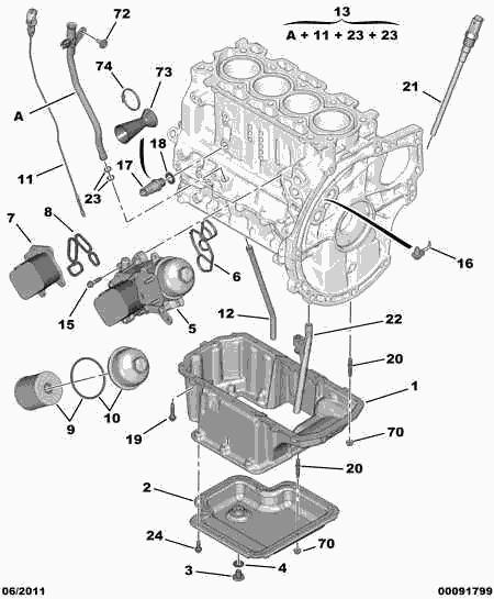 CITROËN 1109 AY - Filtru ulei aaoparts.ro