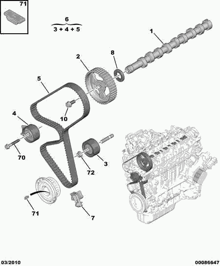 Alfa Romeo 16 087 474 80 - Set curea de distributie aaoparts.ro