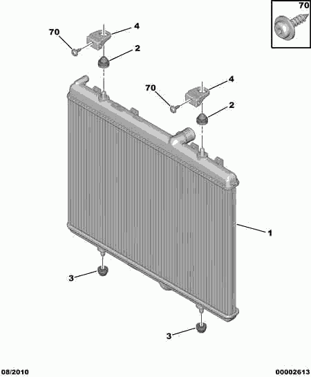 PEUGEOT 1330.G9 - Radiator, racire motor aaoparts.ro