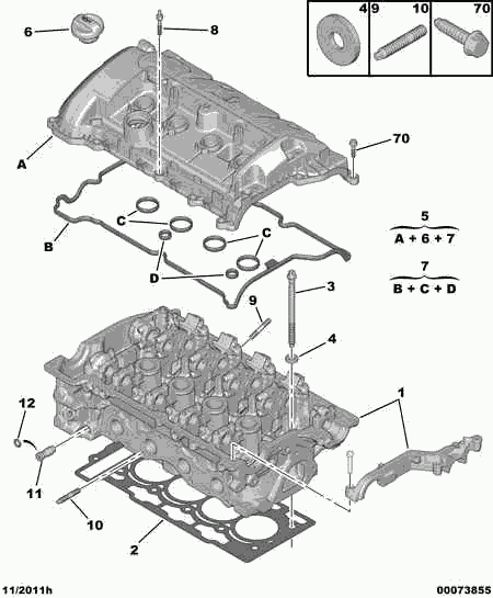 PEUGEOT 0248.Q5 - Capac culbutor aaoparts.ro