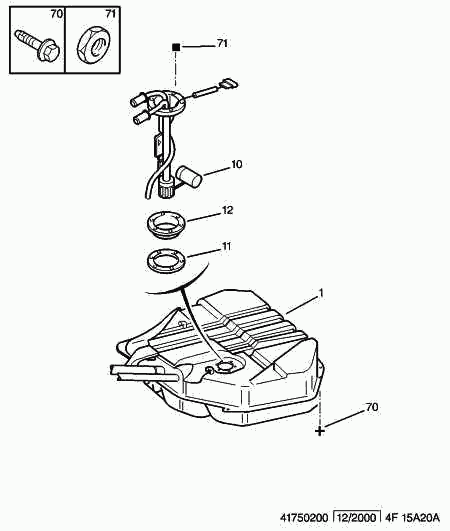 PEUGEOT 1525 S2 - Modul alimentare combustibil aaoparts.ro