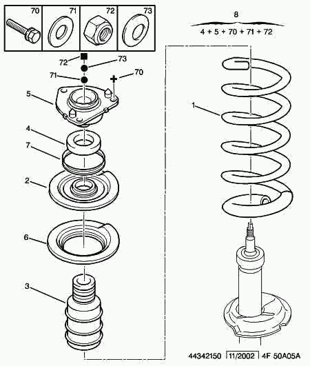 CITROËN 6949-49 - Rulment sarcina suport arc aaoparts.ro