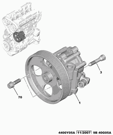 CITROËN 4007 VR - Pompa hidraulica, sistem de directie aaoparts.ro