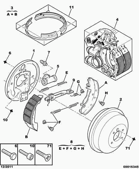 OBTEC A/S 4242 30 - FIRST MOUNTING BRAKES KIT aaoparts.ro