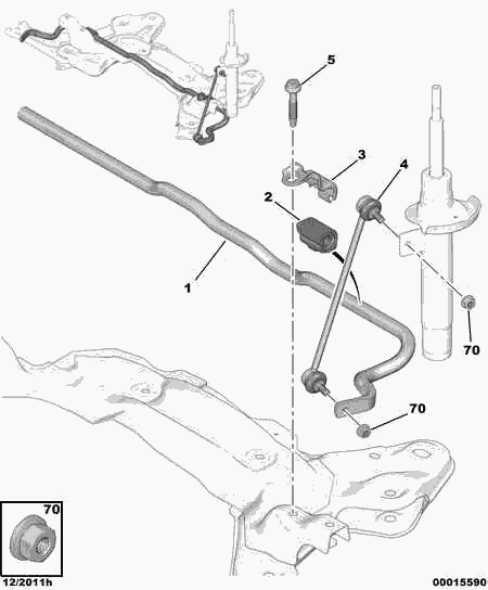 Vauxhall 6936 86 - Set reparatie, suspensie aaoparts.ro