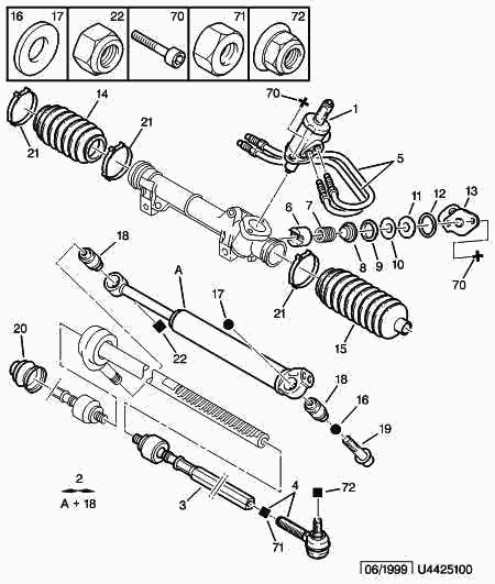 PEUGEOT 3812 C6 - Articulatie axiala, cap de bara aaoparts.ro