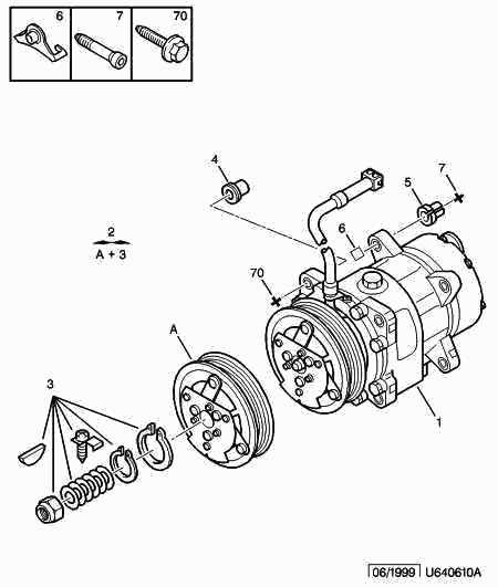 FIAT 6453 LR - Compresor, climatizare aaoparts.ro