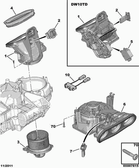 PEUGEOT 6441 R4 - Electromotor, ventilatie interioara aaoparts.ro