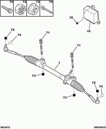 WONGA 4001 33 - STEERING GEAR ASSY aaoparts.ro