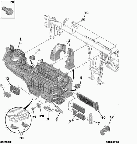 Opel 6447 XF - Filtru, aer habitaclu aaoparts.ro