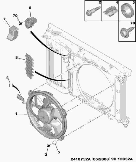 CITROËN 1308 CL - Rezistor, ventilator habitaclu aaoparts.ro