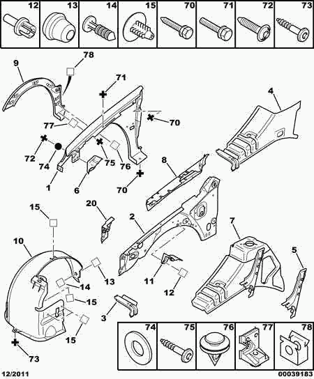 PSA 7518.C0 - Clip aaoparts.ro