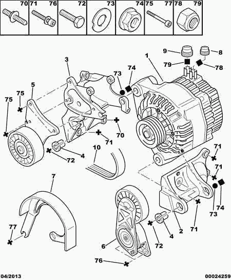 CITROËN 5705.S4 - Generator / Alternator aaoparts.ro