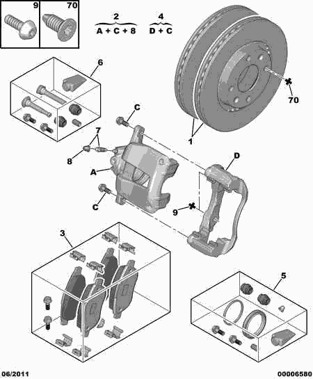 PSA 4249 16 - Disc frana aaoparts.ro