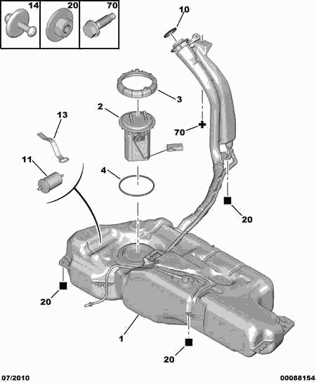 CITROËN 1567 C1 - Filtru combustibil aaoparts.ro