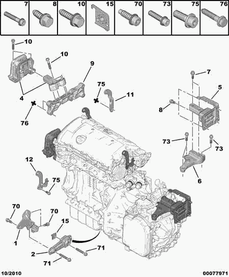 CITROËN/PEUGEOT 1806 96 - Suport motor aaoparts.ro