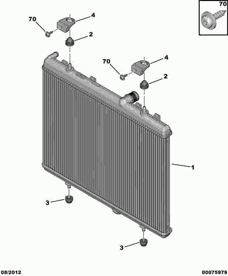 CITROËN/PEUGEOT 1330 Y5 - Radiator, racire motor aaoparts.ro