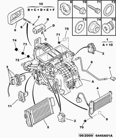 CITROËN/PEUGEOT 6441 L2 - Rezistor, ventilator habitaclu aaoparts.ro