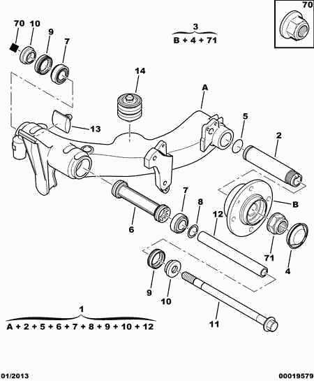 CITROËN 5166.66 - Tampon cauciuc, suspensie aaoparts.ro