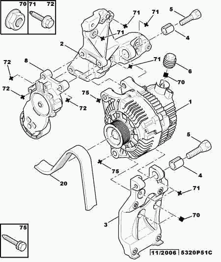 Volvo 5751 F9 - Rola ghidare / conducere, curea transmisie aaoparts.ro