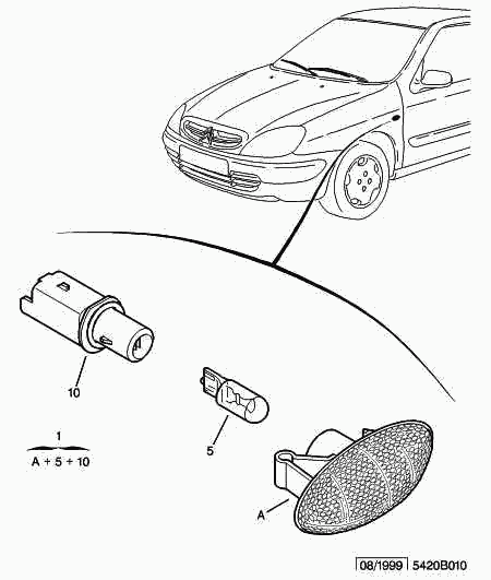 CITROËN 6325 74 - Semnalizator aaoparts.ro