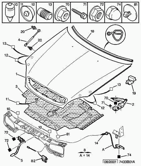 PSA 6936 70 - Chit reparatie,bieleta antiruliu aaoparts.ro
