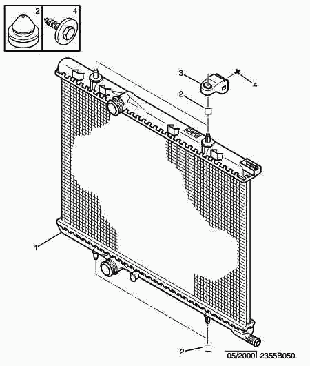 PSA 1330.G3 - Radiator, racire motor aaoparts.ro