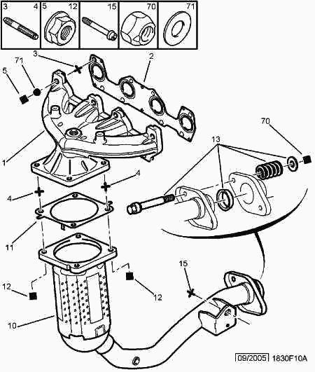 CITROËN 1731 W0 - Catalizator aaoparts.ro