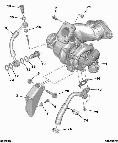 CITROËN/PEUGEOT 0375 J4 - Compresor,sistem de supraalimentare aaoparts.ro