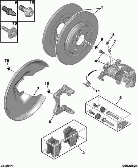 DS 4252.33 - Set placute frana,frana disc aaoparts.ro