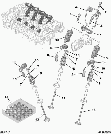 Peugeot Motorcycles 0942.G2 - Culbutor supapa aaoparts.ro