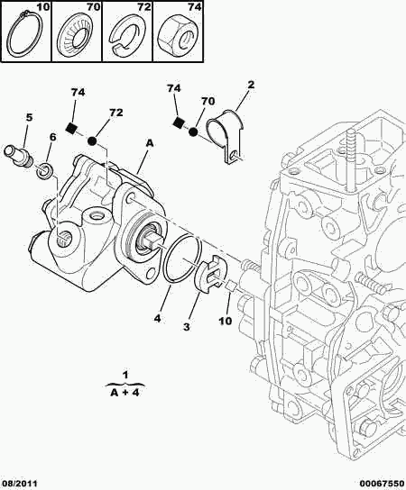 PEUGEOT 4007 Y8 - Pompa hidraulica, sistem de directie aaoparts.ro