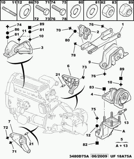 FIAT 1846 66 - Suport motor aaoparts.ro