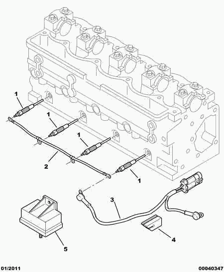 CITROËN 5981.38 - Unitate de control,bujii incandescente aaoparts.ro