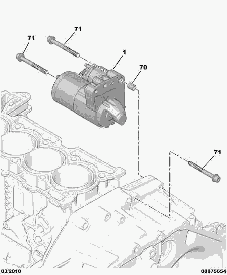 PSA 5802 AR - Starter aaoparts.ro