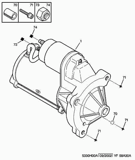 PSA 5802 M4 - Starter aaoparts.ro