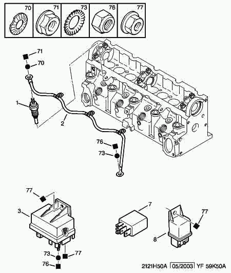 PEUGEOT 5981 43 - Unitate de control,bujii incandescente aaoparts.ro