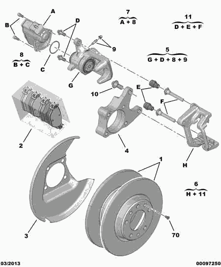 Opel 16 089 988 80 - BRAKE CALIPER CYLINDER; LEFT aaoparts.ro