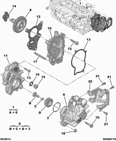 CITROËN 96 749 844 80 - Pompa de injectie aaoparts.ro