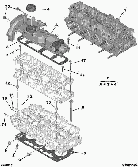 Opel 0248.S0 - Capac culbutor aaoparts.ro