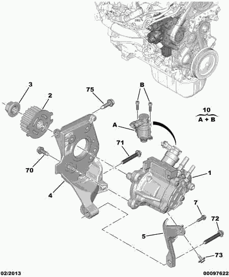 CITROËN 98 064 489 80 - Supapa reglaj, cantitate combustibil (Sistem Common-Rail) aaoparts.ro