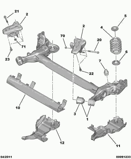 CITROËN 96 746 671 80 - Arc spiral aaoparts.ro