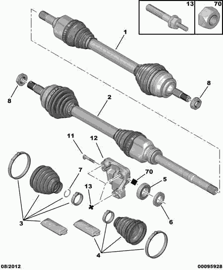 Opel 16 077 350 80 - Burduf cauciuc, articulatie planetara aaoparts.ro