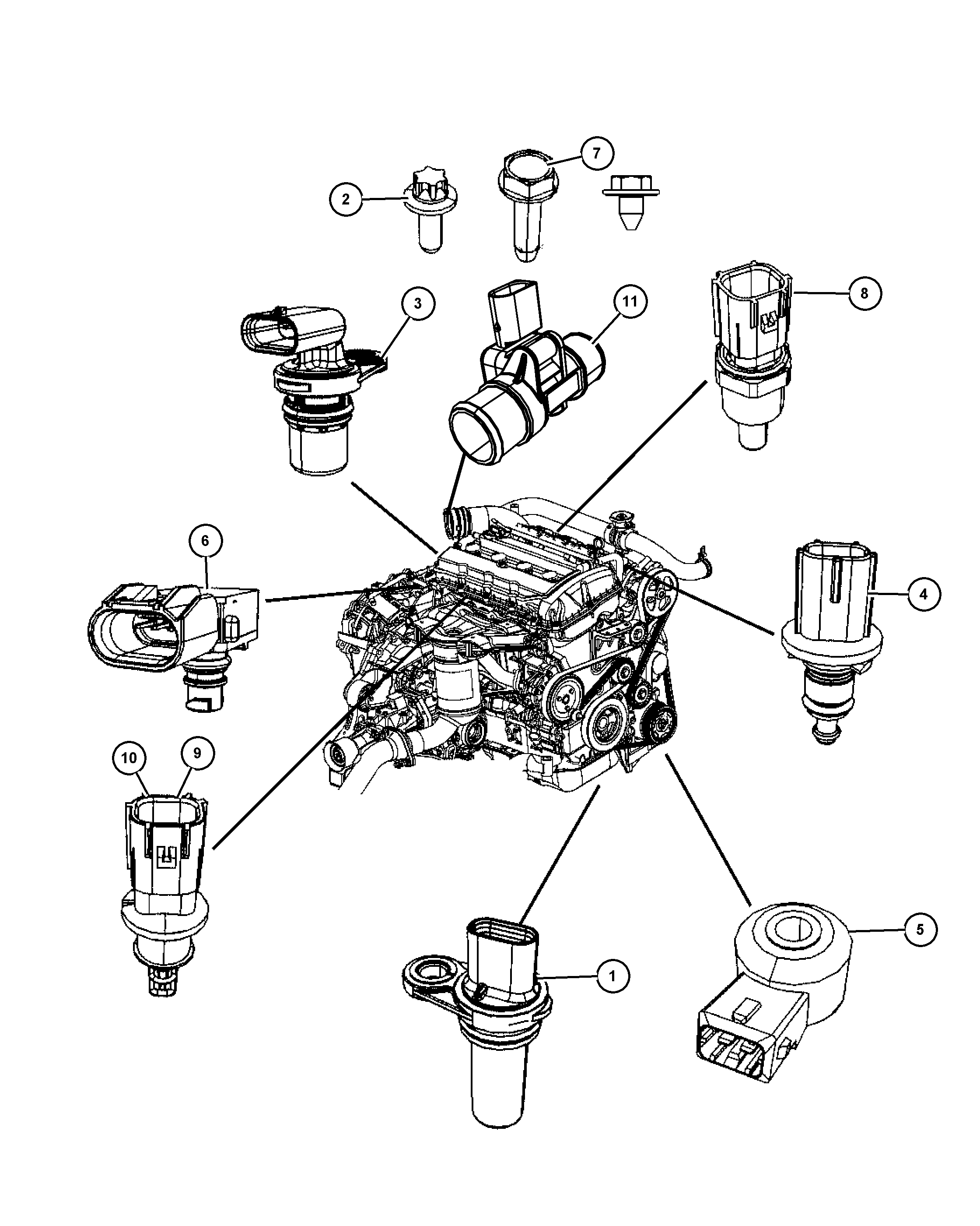 FCA 5033 307AC - Senzor impulsuri, arbore cotit aaoparts.ro