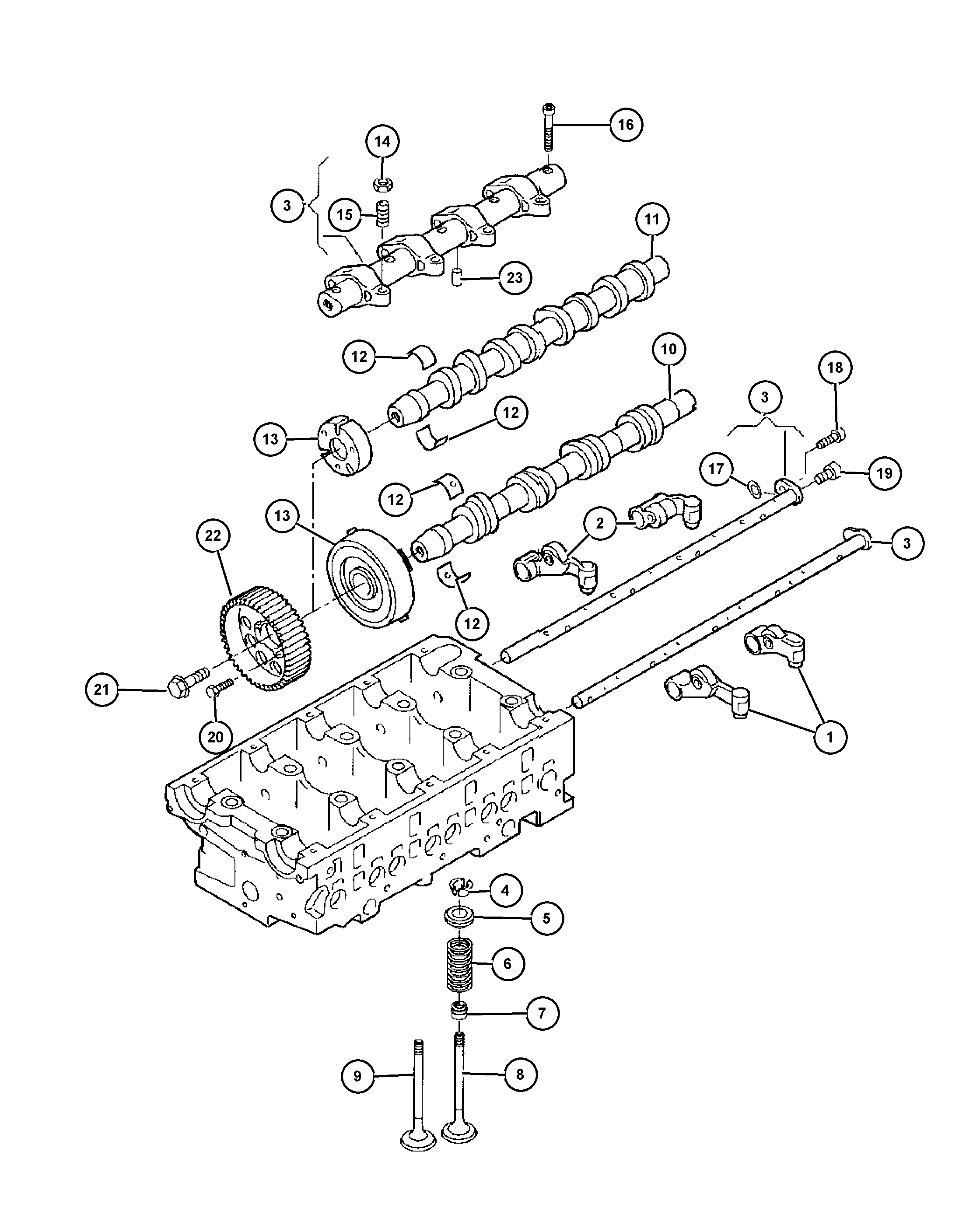 Chrysler 68001 551AA - Etansare, supape aaoparts.ro