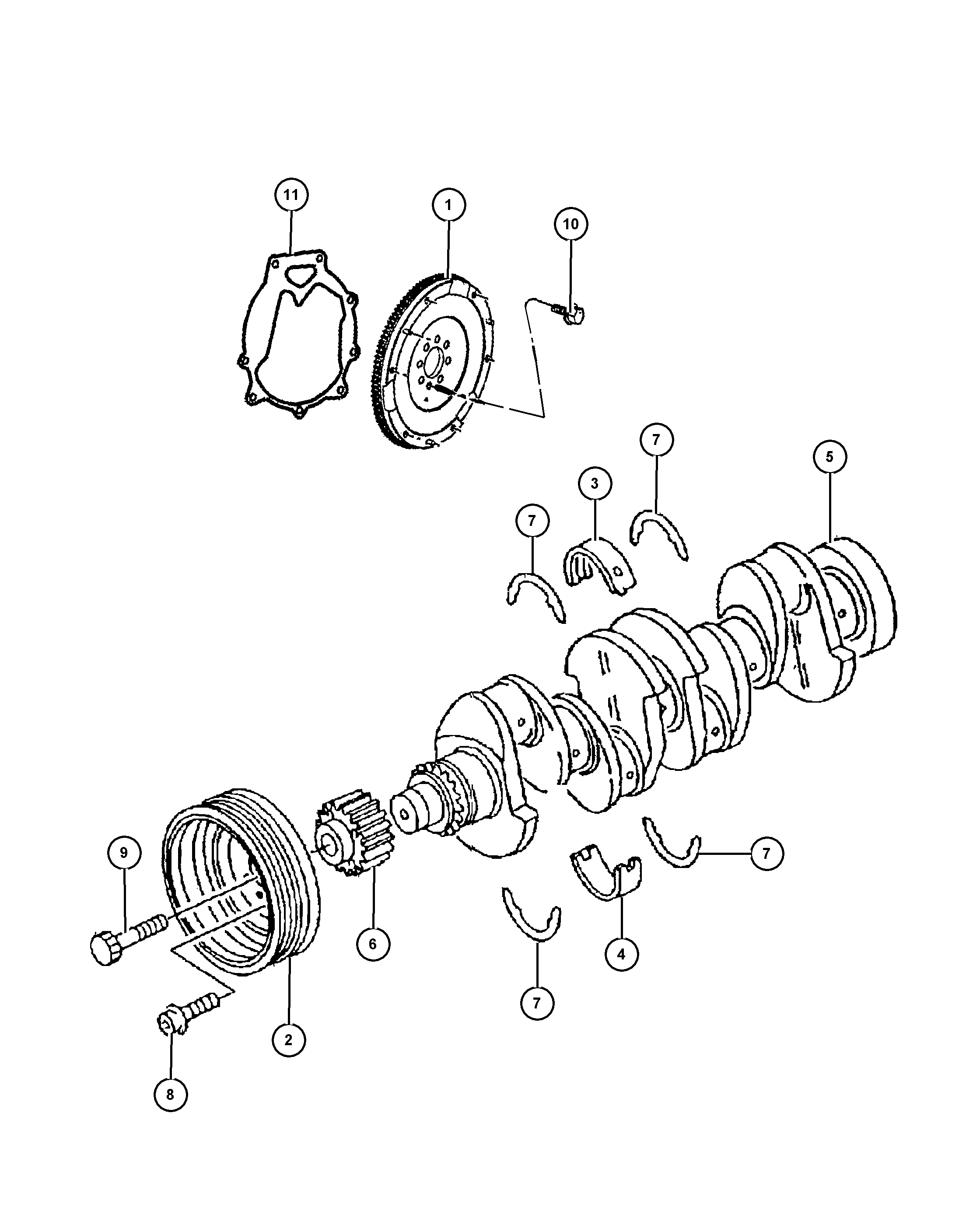 Dodge 4872 694AF - FLYWHEEL aaoparts.ro