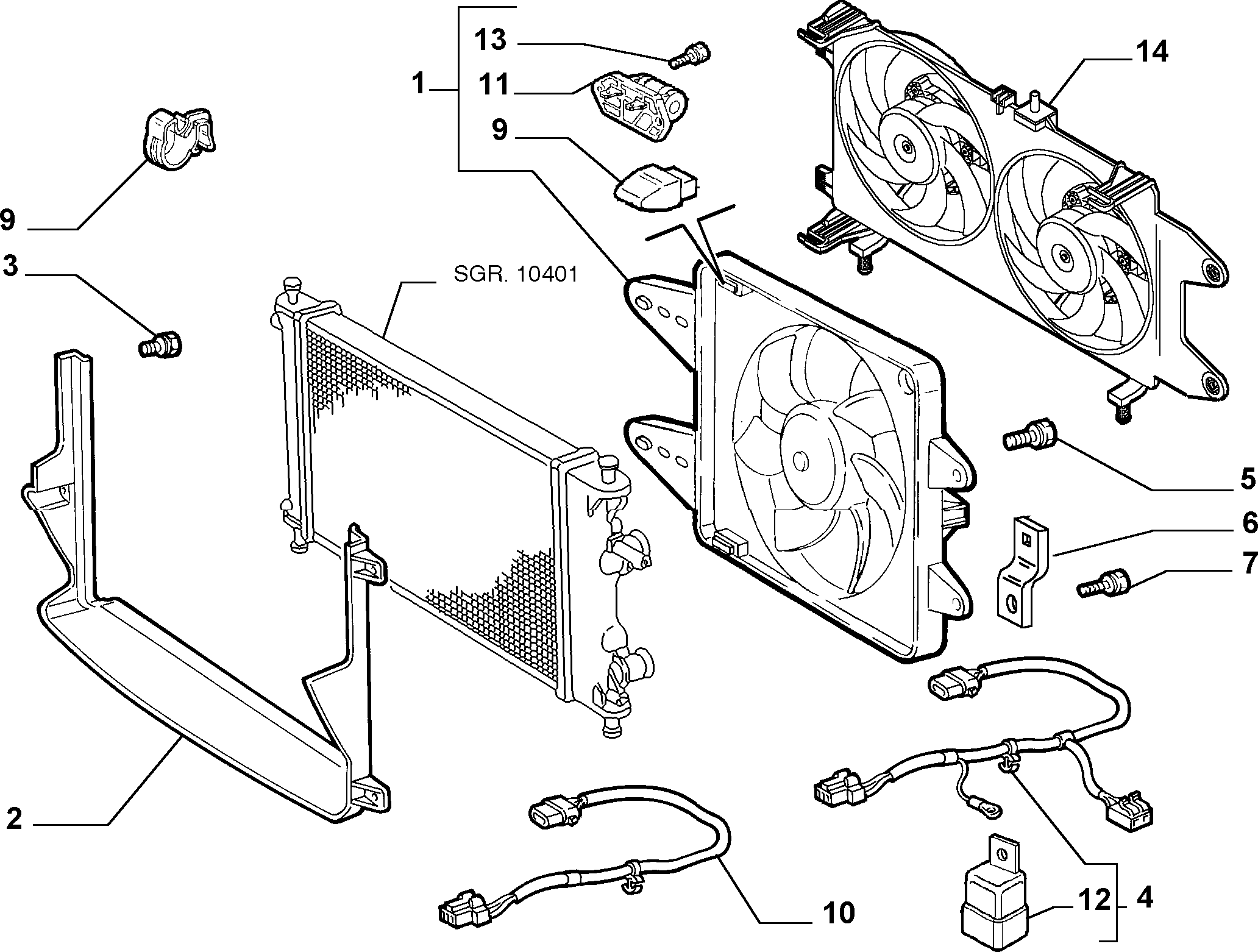FCA 51736774 - Rezistor, ventilator habitaclu aaoparts.ro