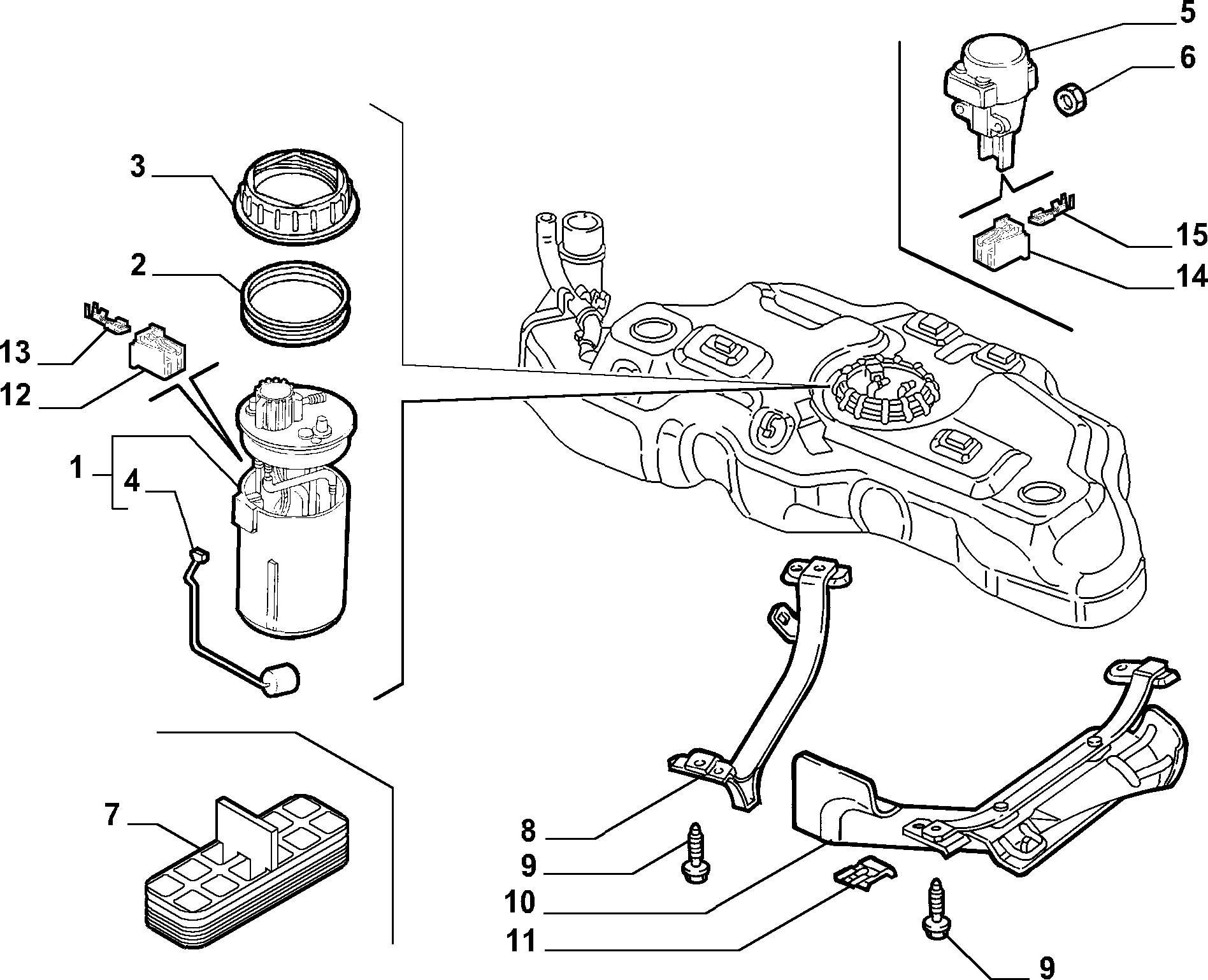 FCA 46845789 - Modul alimentare combustibil aaoparts.ro