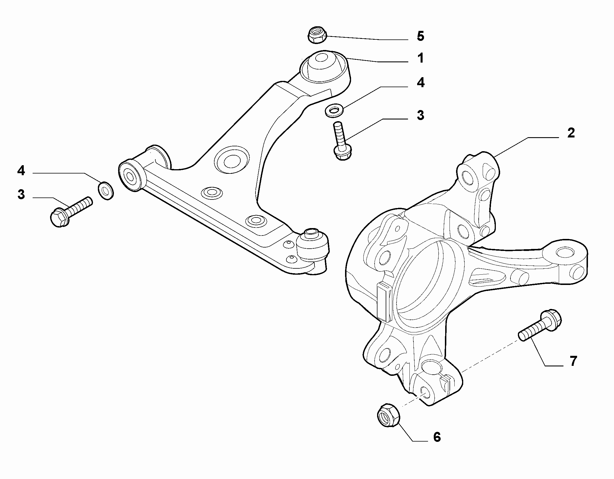 FCA 51785023 - Articulatie directie, suspensie roata aaoparts.ro