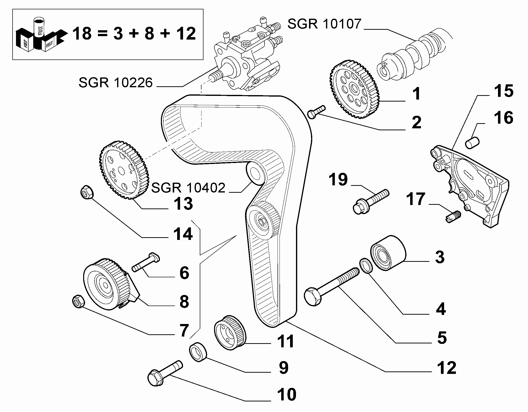 SAAB 55238027 - Rola intinzator,curea distributie aaoparts.ro